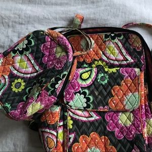 Vera Bradley backpack and lunchbox set